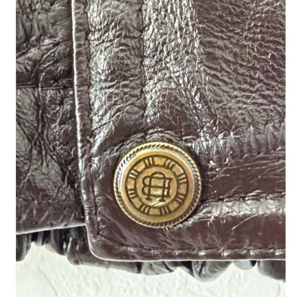 M Collection Brown Supple Patchwork Genuine Leath… - image 2